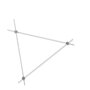 Cassina Eitie Triangle Wall - Wandleuchte - 170 - Schwarz / Gold