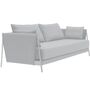 Softline Softline Madison Schlafsofa Chrome, Eco Cotton 519 White
