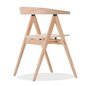 Gazzda Ava chair - Oiled oak - White 1015; Seat: Veneer - Oak