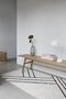 Huebsch Tischlampe metall weiss