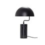 Huebsch Tischlampe schwarz metall/marmor