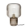 Huebsch Tischlampe Glas rauch