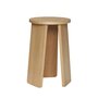 Huebsch Hocker Eiche natur h55cm