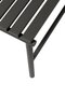Huebsch Bank Metall Schwarz 37X180Xh46Cm