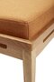 Huebsch Daybed Eiche/Stoff Beige/Orange