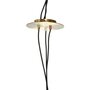 Huebsch Lampe Metall Braun/Messing/Beige