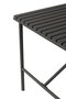 Huebsch Tisch Metall Schwarz 90X90Xh76Cm