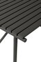 Huebsch Tisch Metall Schwarz 90X90Xh76Cm