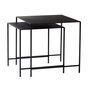 Huebsch Tisch Metall Schwarz 2Er Set