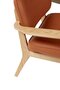 Huebsch Loungestuhl Eiche Fsc Oeko-Tex - Braun, Natur