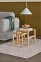 Huebsch Puzzle Tables Natural (Set of 2)