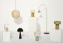 Huebsch Disc Table Lamp Khaki/Red/Textured
