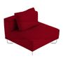 Softline Softline Lotus Sofa Mittelmodul Felt - 588 Red