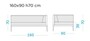 Ethimo Infinity Lounge Eckmodul XL rechts, 160 cm