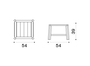 Ethimo Petit Club Square Coffee Table