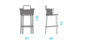 Ethimo Nicolette High Stool