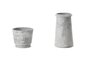 Ethimo Bulbi Calla Betonvase:Grigio Carbone