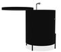 Ethimo Phil Kitchen sink module - Grill Modul Waschbecken - Sepia Black