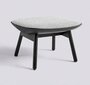 Hay Uchiwa Ottoman - Black Water-Based Lacquered Oak -Front-Hallingdal 126-Back-Sierra Si1001