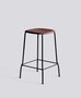 Hay Soft Edge 80 Low Stool - Black Powder Coated Steel - Fall Red
