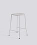 Hay Soft Edge 80 Low Stool - Soft Grey Powder Coated Steel - Soft Grey