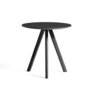 Hay CPH 20 Round Black Linoleum Table - Ø50 X H49 cm
