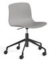 Hay About A Chair Aac 50 Stuhl - Black powder coated aluminium - Concrete grey 2.0