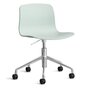 Hay About A Chair Aac 50 Polished Aluminium-Dusty Mint 2.0