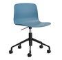 Hay About A Chair AAC 50 Black Powder Coated Aluminium-Azure Blue 2.0