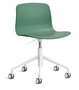Hay About A Chair AAC 50 White Powder Coated Aluminium-Teal Green 2.0