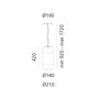 Artemide Gople RWB Suspension