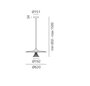 Artemide Ipno suspension Black/gold