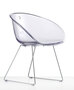 Pedrali Gliss 921 Stuhl-TR-Polycarbonat transparent