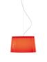 Pedrali L001S/BB Pendelleuchte-RT-Polycarbonat Transparentes Rot