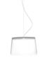 Pedrali L001S/BB Pendelleuchte-TR-Polycarbonat Klar Transparent