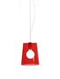 Pedrali L001S/A Pendelleuchte-RT-Polycarbonat Transparentes Rot