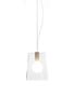 Pedrali L001S/A Pendelleuchte-TR-Polycarbonat Klar Transparent