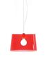 Pedrali L001S/B Pendelleuchte-RT-Polycarbonat Transparentes Rot