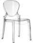 Pedrali Queen 650 Stuhl-TR-Polycarbonat transparent