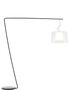 Pedrali L001T/B Stehleuchte-TR-Polycarbonat Klar Transparent / NERO-Stahl Schwarz