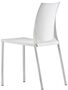 Pedrali Kuadra 1271 Stuhl-TR-Polycarbonat transparent-CR-Stahl verchromt