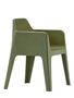 Pedrali Plus 630 Stuhl-VE-Polypropylen grün