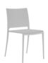Pedrali Mya 700 Stuhl, Gestell Aluminium-BI-Polypropylen weiß
