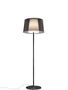 Pedrali L001ST/BA Stehleuchte-BE-Polycarbonat Beige / NERO-Stahl Schwarz