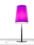Pedrali L001TA/AA Tischleuchte-VL-Polycarbonat Violett / NERO-Stahl Schwarz