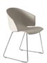 Pedrali Grace 411 Stuhl, Gestell schwarz