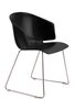 Pedrali Grace 411 Stuhl, Gestell schwarz
