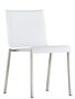 Pedrali Kuadra XL 2461 Stuhl-F07-Kernleder Weiss