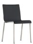 Pedrali Kuadra XL 2461 Stuhl-F05-Kernleder schwarz