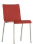 Pedrali Kuadra XL 2461 Stuhl-F06-Kernleder rot